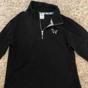VS PINK Fleece Quarter-Zip